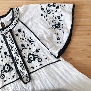Zara TRF Collection Boho Embroidered Dress